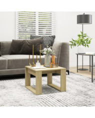 Table d'appoint Chêne sonoma 50x50x35 cm Bois d’ingénierie | Mobilier & Déco