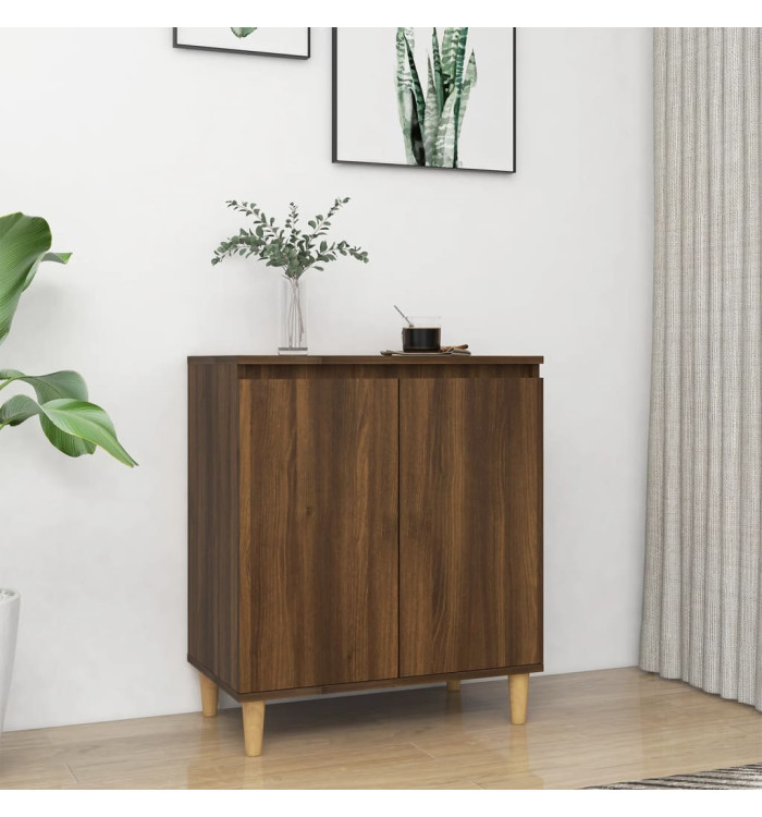 Buffet Chêne marron 60x35x70 cm Bois d'ingénierie | Mobilier & Déco