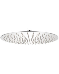 Tête de douche plongeante ronde en acier inoxydable 40 cm | Mobilier & Déco