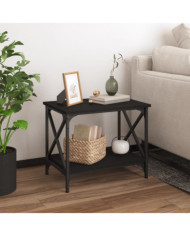 Table d'appoint Noir 55x38x45 cm Bois d'ingénierie | Mobilier & Déco