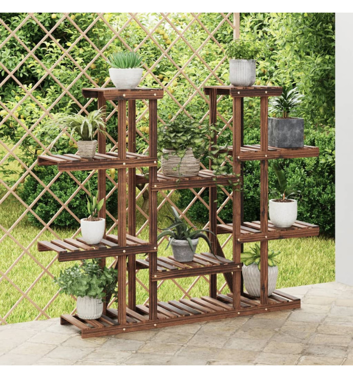 Support à fleurs 110x25x110,5 cm bois massif de sapin | Mobilier & Déco