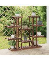 Support à fleurs 110x25x110,5 cm bois massif de sapin | Mobilier & Déco