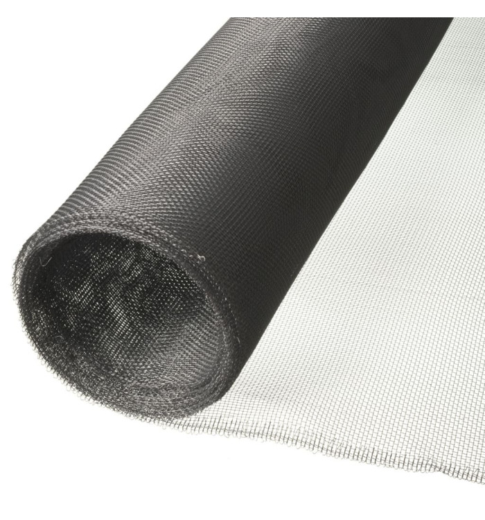 Nature Moustiquaire 1x2 m Aluminium Gris | Mobilier & Déco