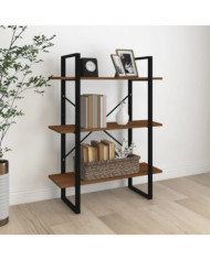 Bibliothèque Chêne marron 80x30x105 cm Bois d'ingénierie | Mobilier & Déco