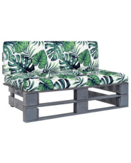 Canapé central palette de jardin Gris Bois de pin imprégné | Mobilier & Déco