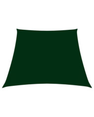 Voile de parasol Tissu Oxford trapèze 3/5x4 m Vert foncé | Mobilier & Déco