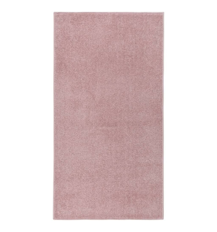Tapis à poils courts 80x150 cm Rose | Mobilier & Déco