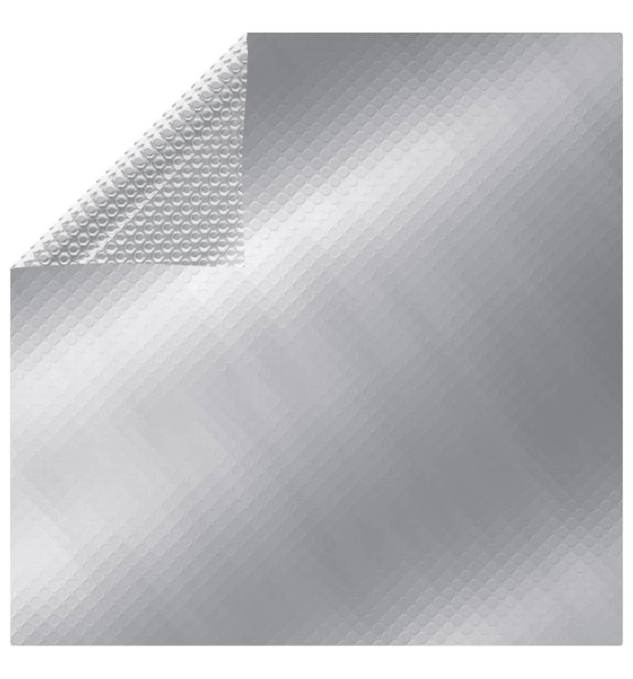 Couverture de piscine Argenté 975x488 cm PE | Mobilier & Déco