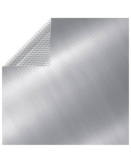 Couverture de piscine Argenté 975x488 cm PE | Mobilier & Déco