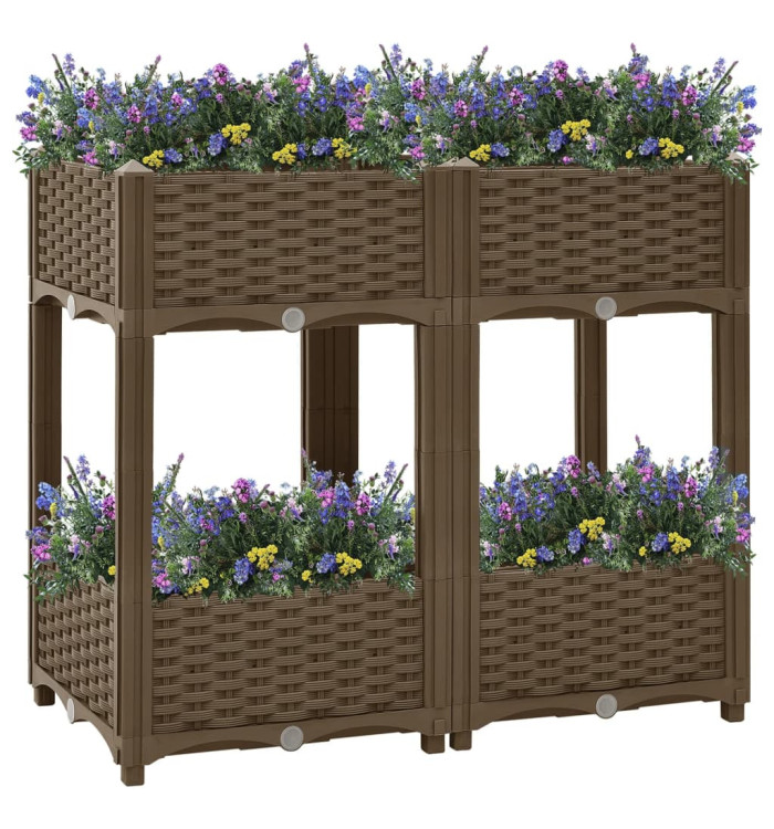 Lit surélevé 80x40x71 cm Polypropylène | Mobilier & Déco