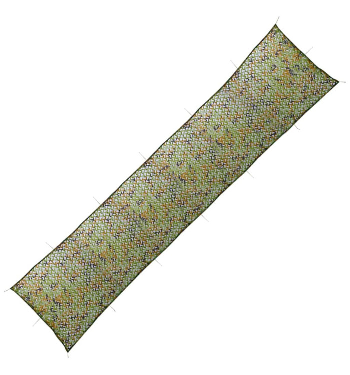 Filet de camouflage avec sac de rangement 1,5x6 m Vert | Mobilier & Déco