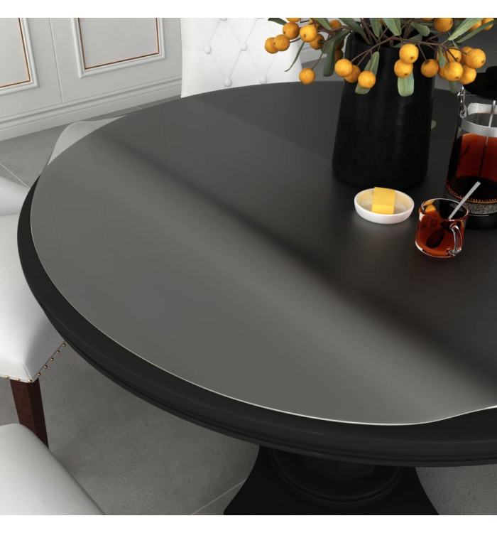 Protecteur de table mat Ø 110 cm 2 mm PVC | Mobilier & Déco