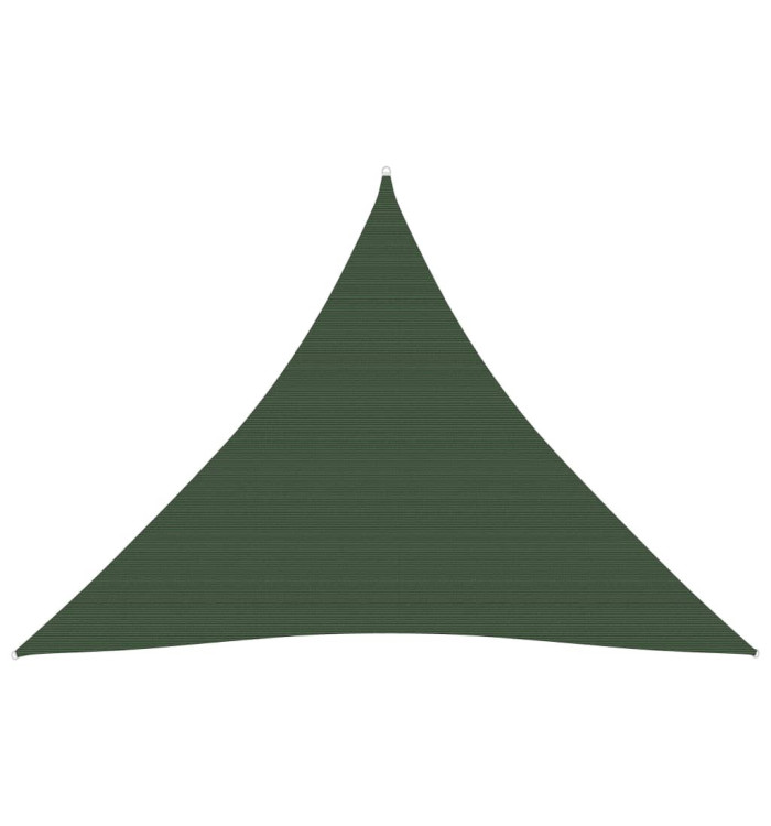 Voile d'ombrage 160 g/m² Vert foncé 5x5x5 m PEHD | Mobilier & Déco