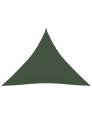 Voile d'ombrage 160 g/m² Vert foncé 5x5x5 m PEHD | Mobilier & Déco