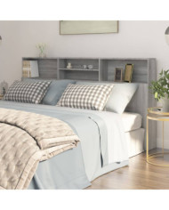 Armoire de tête de lit Sonoma gris 200x19x103,5 cm | Mobilier & Déco