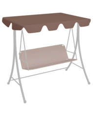 Toit de rechange balançoire marron 188/168x145/110 cm | Mobilier & Déco