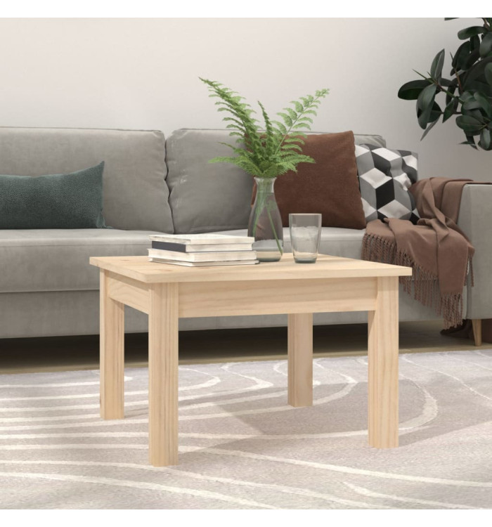 Table basse 45x45x30 cm Bois massif de pin | Mobilier & Déco