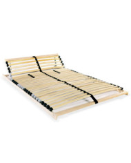 Sommier à lattes sans matelas avec 28 lattes 7 zones 140x200 cm | Mobilier & Déco