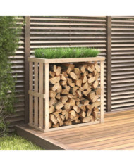 Porte-bûches d’extérieur 108x52x106 cm Bois massif de pin | Mobilier & Déco