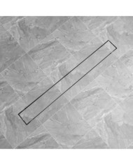 Drain de douche linéaire 1030 x 140 mm Acier inoxydable | Mobilier & Déco
