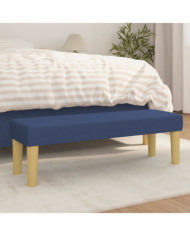 Banc Bleu 100x30x30 cm Tissu | Mobilier & Déco