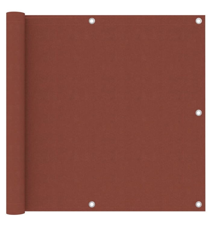 Écran de balcon Terre cuite 90x300 cm Tissu Oxford | Mobilier & Déco