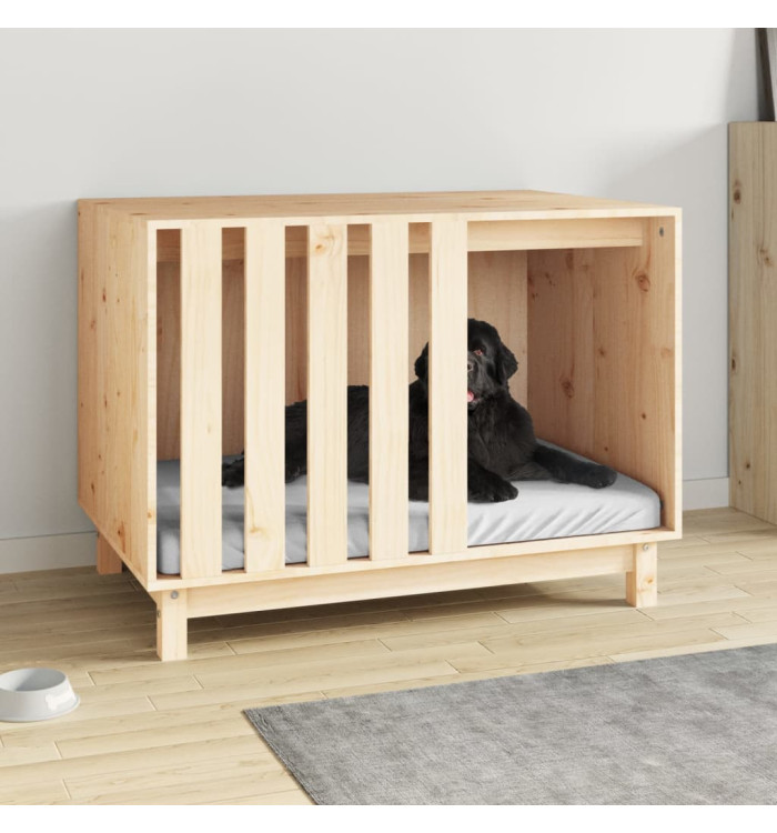 Niche pour chien 90x60x67 cm Bois de pin massif | Mobilier & Déco
