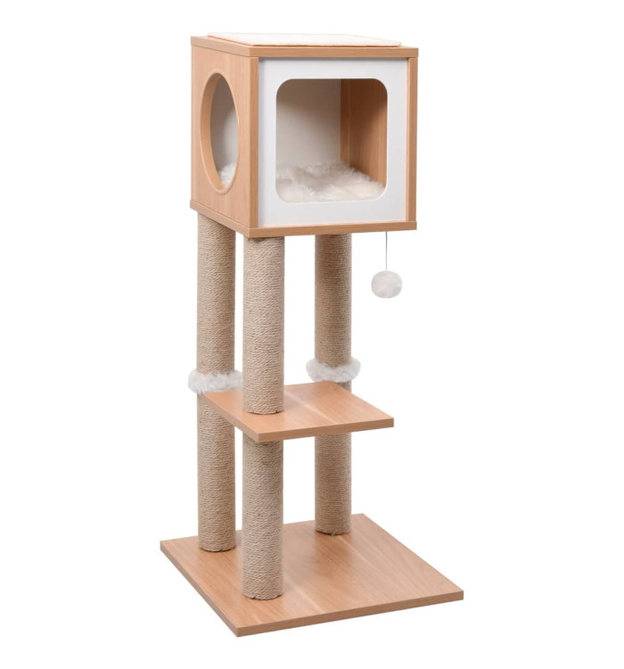 Arbre à chat avec tapis à gratter en sisal 90 cm | Mobilier & Déco