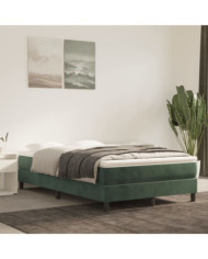 Matelas de lit à ressorts ensachés Vert foncé 120x200x20 cm | Mobilier & Déco