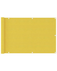 Écran de balcon Jaune 90x400 cm PEHD | Mobilier & Déco