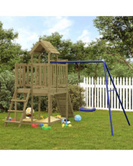 Aire de jeux d'extérieur bois de pin imprégné | Mobilier & Déco