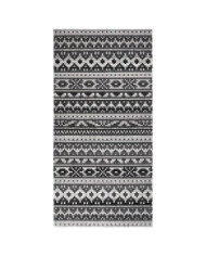 Tapis à tissage plat d'extérieur 100x200 cm Gris foncé | Mobilier & Déco