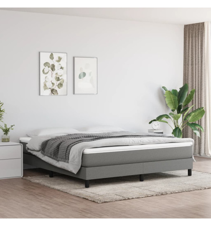 Matelas de lit à ressorts ensachés Gris foncé 180x200x20 cm | Mobilier & Déco