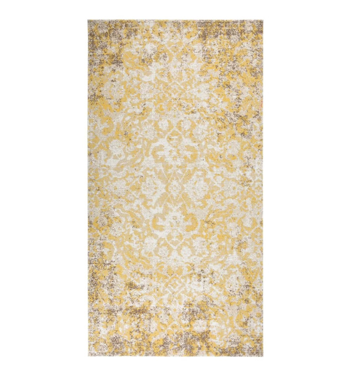 Tapis à tissage plat d'extérieur 80x150 cm Jaune | Mobilier & Déco