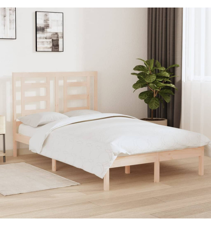 Cadre de lit sans matelas 120x200 cm bois de pin massif | Mobilier & Déco