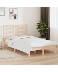Cadre de lit sans matelas 120x200 cm bois de pin massif | Mobilier & Déco