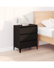 Buffet Noir 60x35x70 cm Bois d'ingénierie | Mobilier & Déco