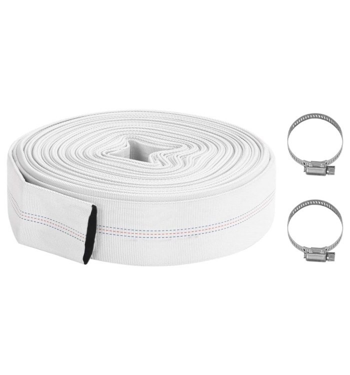 Tuyau d'incendie 30 m 2" PVC | Mobilier & Déco