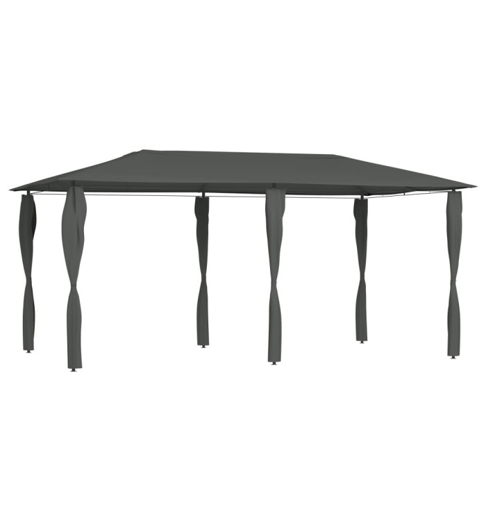 Belvédère avec revêtement de poteaux 2,98x5,3x2,59 m 160 g/m² | Mobilier & Déco