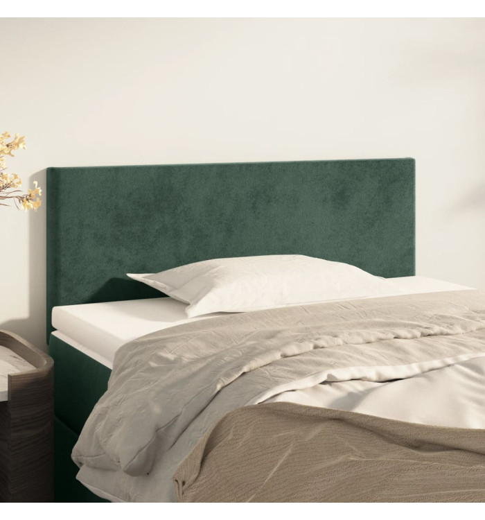 Tête de lit Vert foncé 80x5x78/88 cm Velours | Mobilier & Déco
