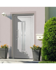 Porte d'entrée Blanc 88x200 cm | Mobilier & Déco