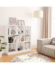 Bibliothèque Blanc 97,5x29,5x100 cm Bois d'ingénierie | Mobilier & Déco
