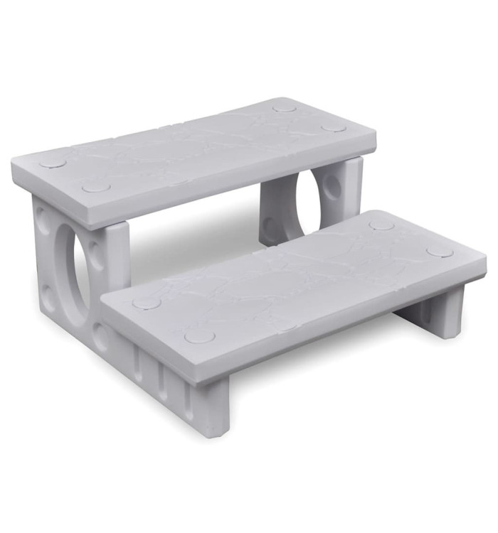 Marches de spa Blanc | Mobilier & Déco