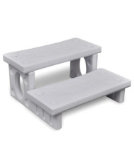 Marches de spa Blanc | Mobilier & Déco