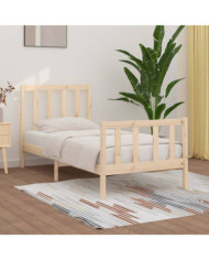 Cadre de lit sans matelas 90x190 cm bois massif | Mobilier & Déco