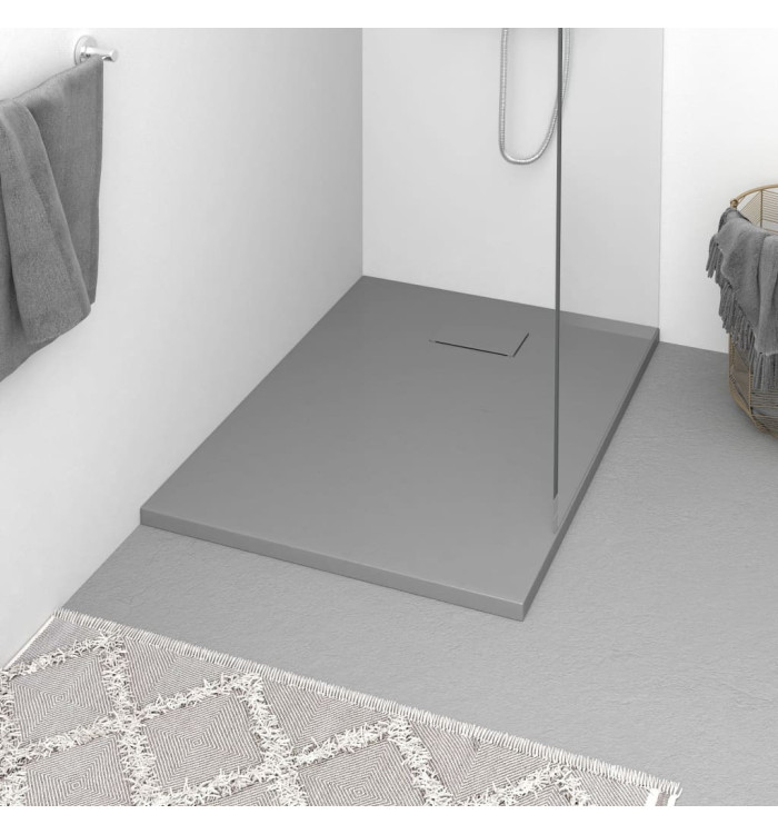 Receveur de douche SMC Gris 100x70 cm | Mobilier & Déco