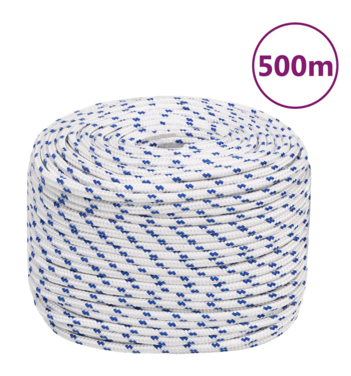 Corde de bateau Blanc 10 mm 500 m Polypropylène | Mobilier & Déco