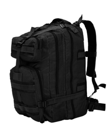 Sac à dos en style militaire 50 L Noir | Mobilier & Déco