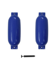 Pare-choc de bateau 2 pcs bleu 69x21,5 cm PVC | Mobilier & Déco