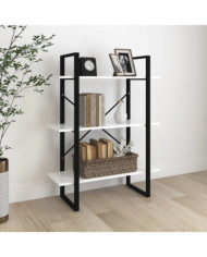 Bibliothèque blanc 80x30x105 cm bois d'ingénierie | Mobilier & Déco